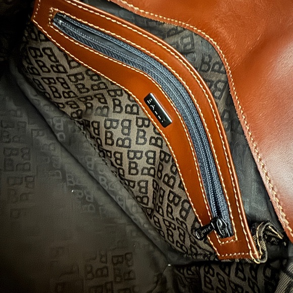 Bally in Rich Brown Woven Shoulder Bag Late 90s/ Early 20s - Picture 4 of 16